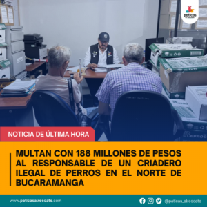Multa Histórica de $188 Millones al Responsable de un Criadero Ilegal en Bucaramanga