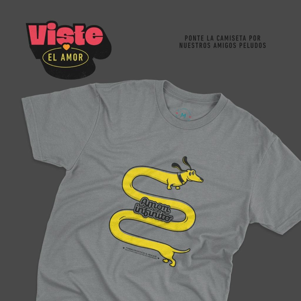 CAMISETA GRIS AMOR INFINITO _2