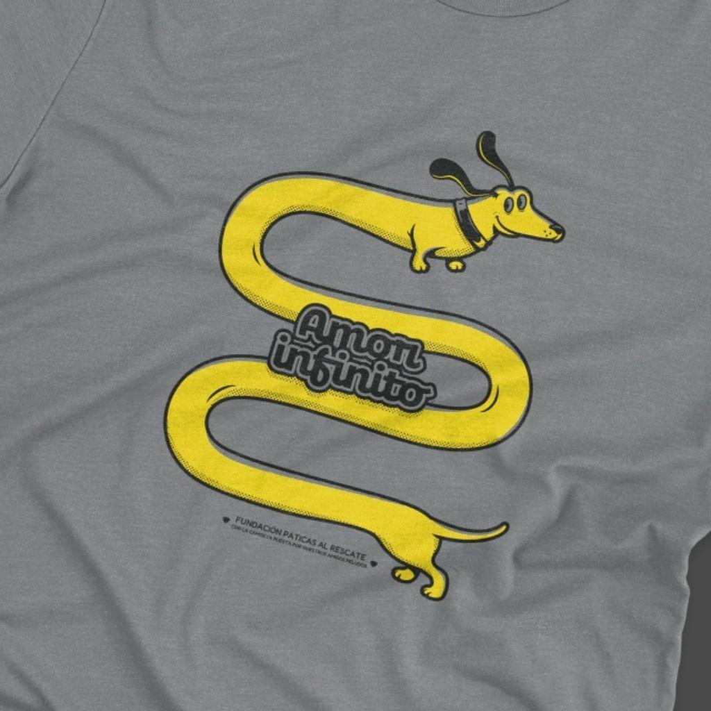 CAMISETA GRIS AMOR INFINITO _3