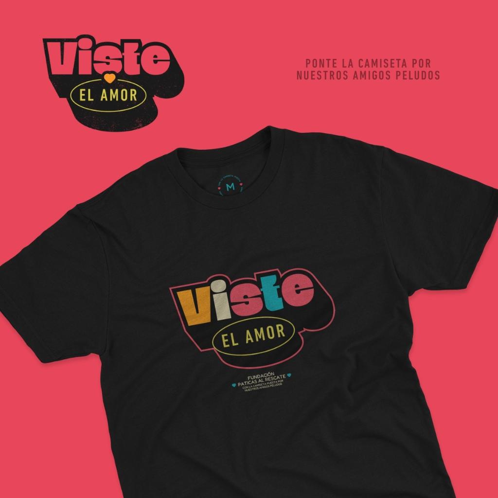 CAMISETA NEGRA VISTE EL AMOR_2